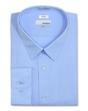 Modena Men's Stout Fit Long Sleeve Dress Shirt