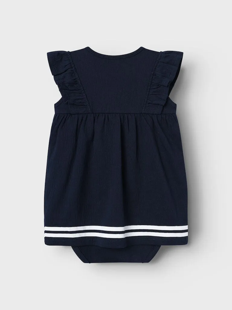 name it baby DASINE SAILOR BODY DRESS - Dark Sapphire