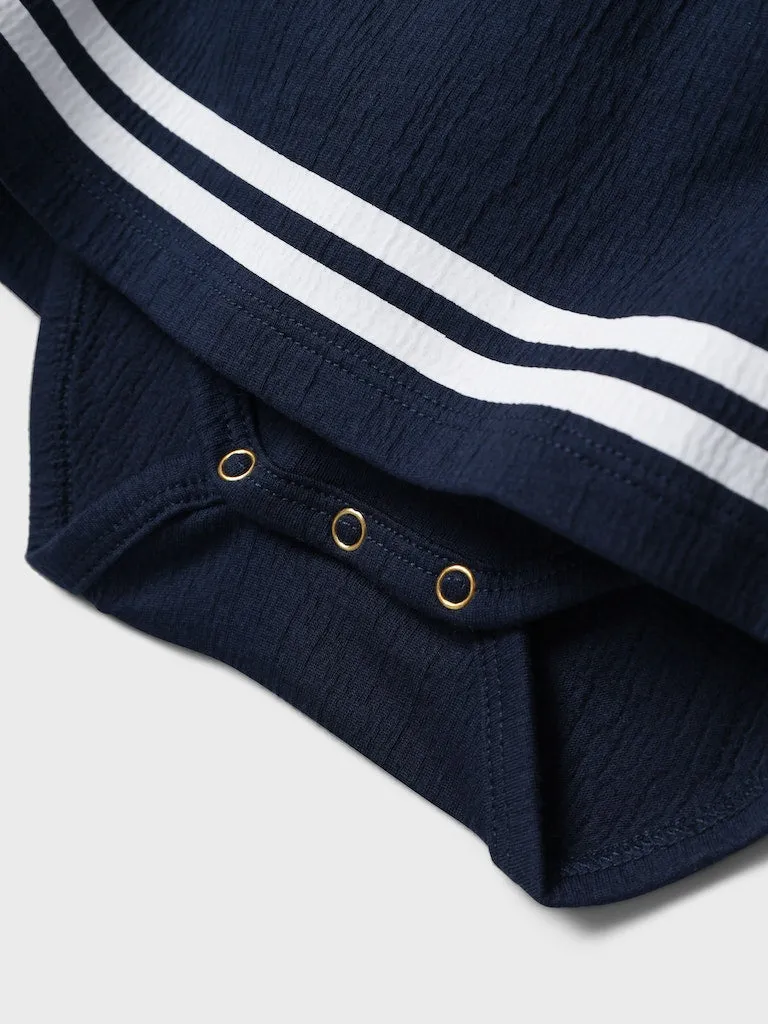 name it baby DASINE SAILOR BODY DRESS - Dark Sapphire