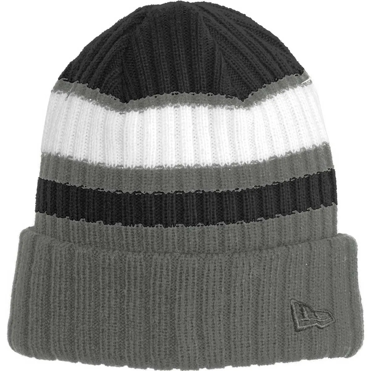 New Era Black/Graphite Ribbed Tailgate Beanie