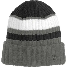 New Era Black/Graphite Ribbed Tailgate Beanie