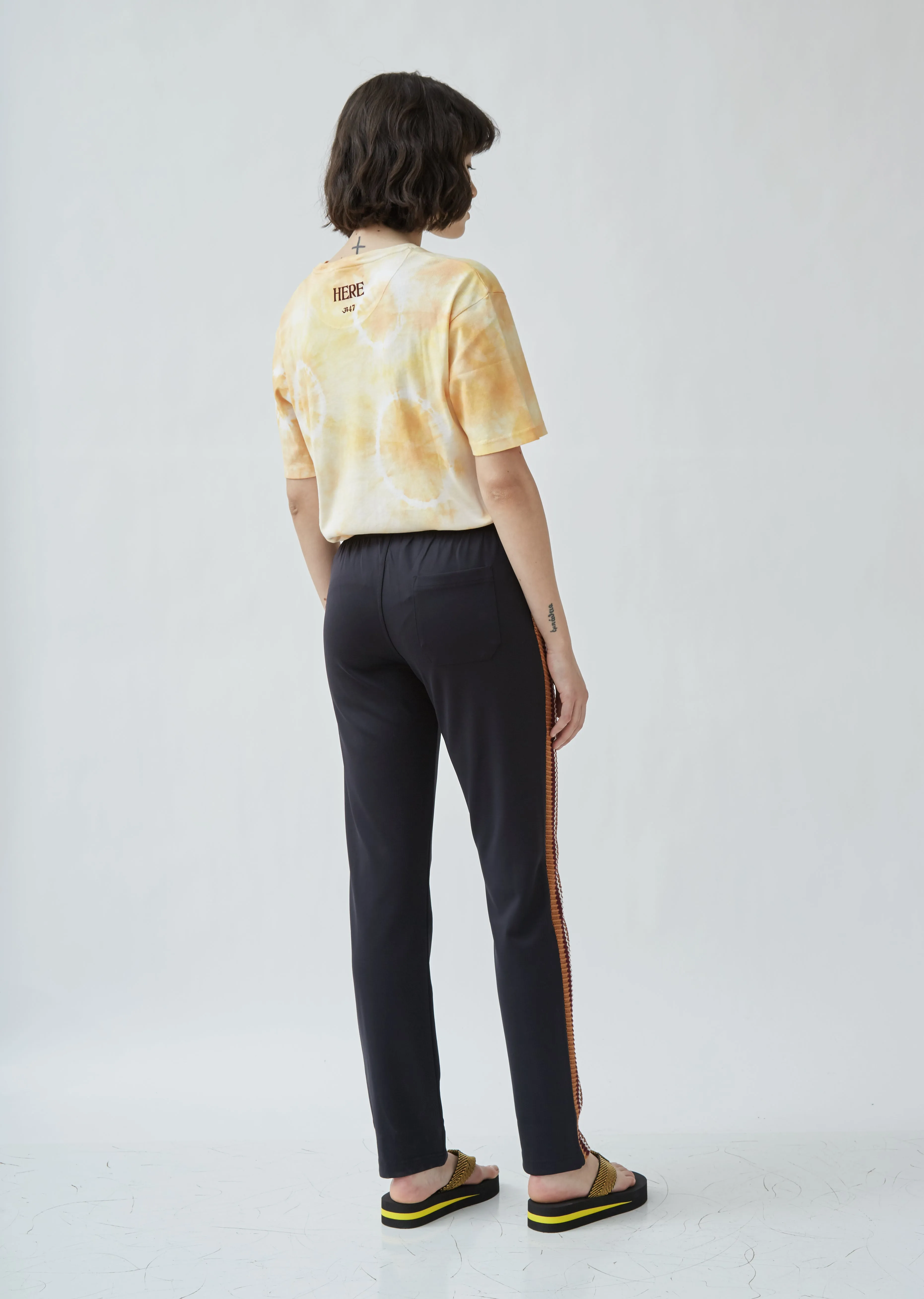 Palms Crochet Stripe Trackpants