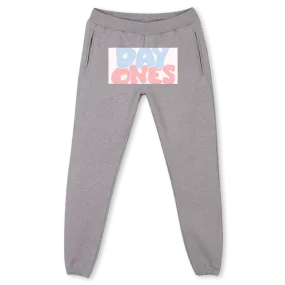 PANTS DAY ONES BC Grey Marl Sweatpants.