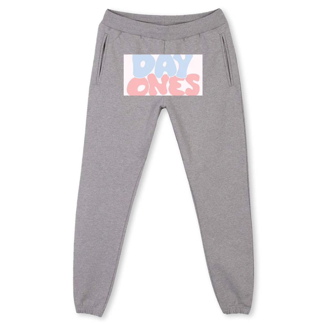 PANTS DAY ONES BC Grey Marl Sweatpants.