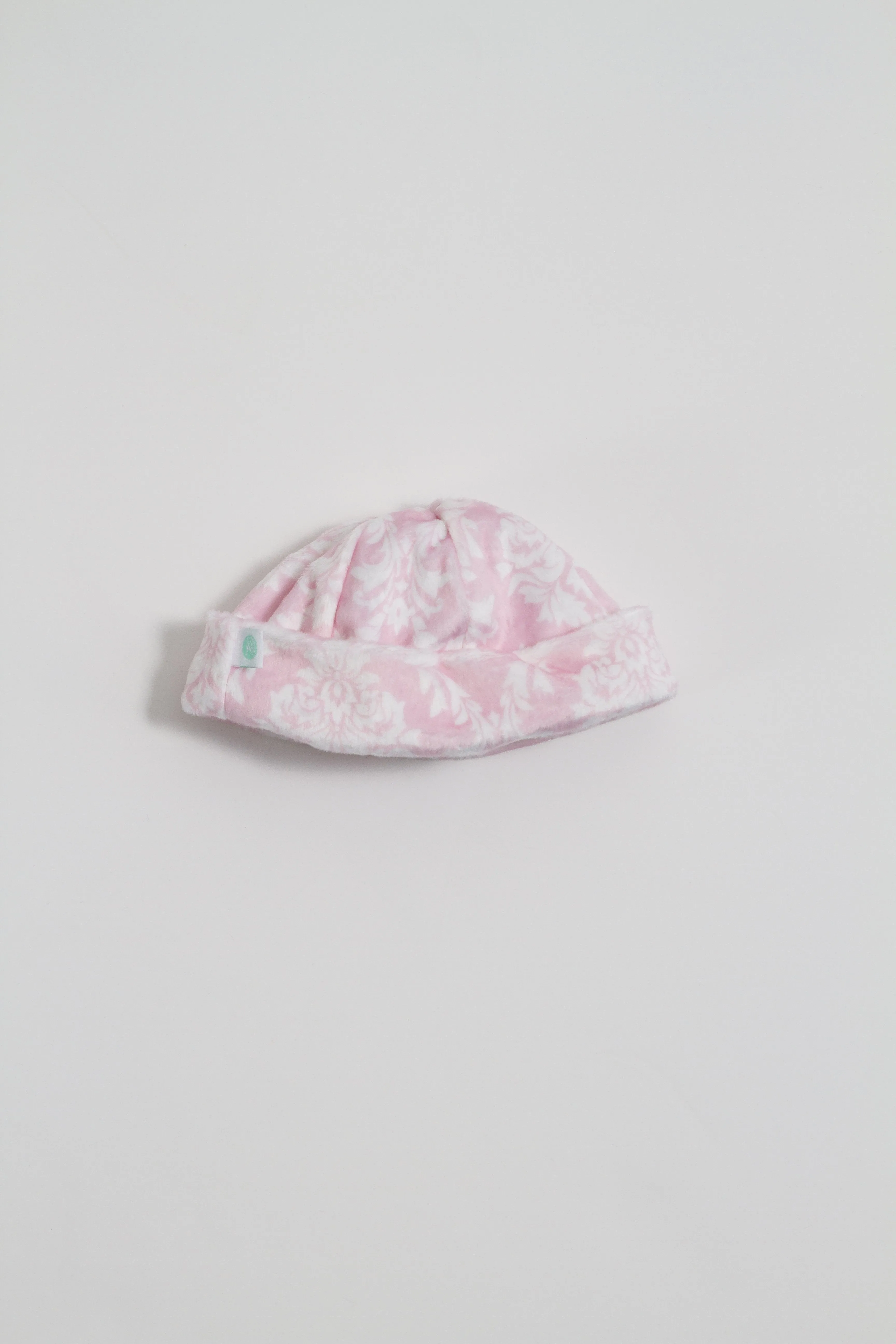 Pearl Pink Damask Beanie