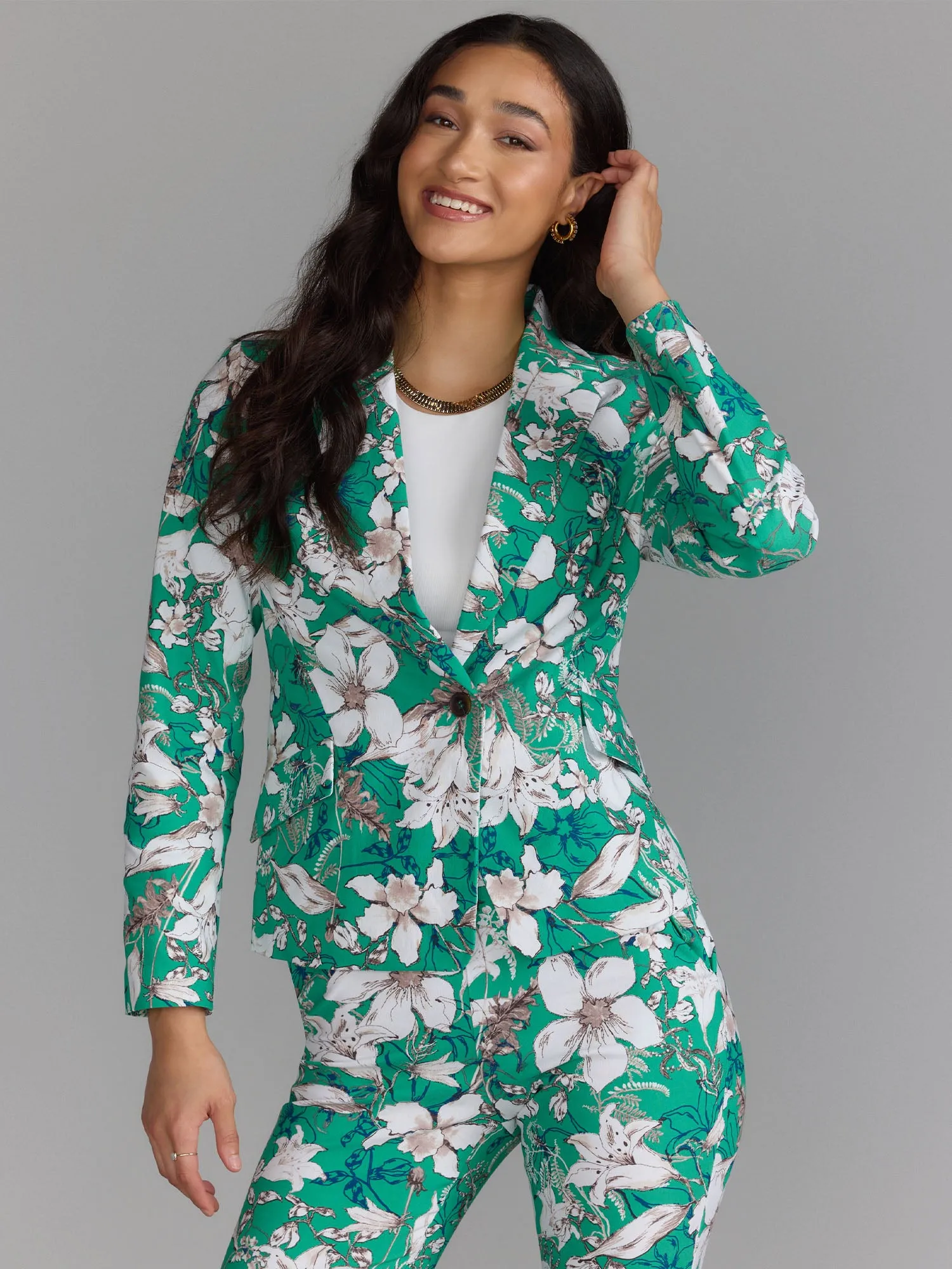 Petite Classic Bengaline Blazer