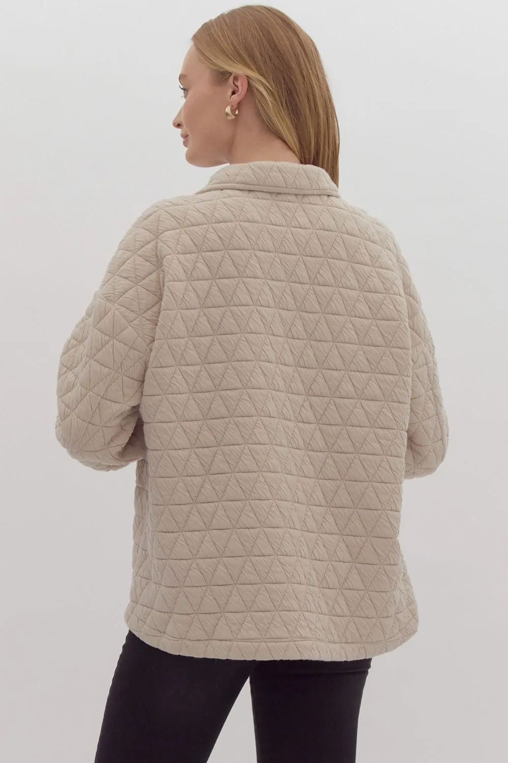 Quilted Shacket - Multiple Colors