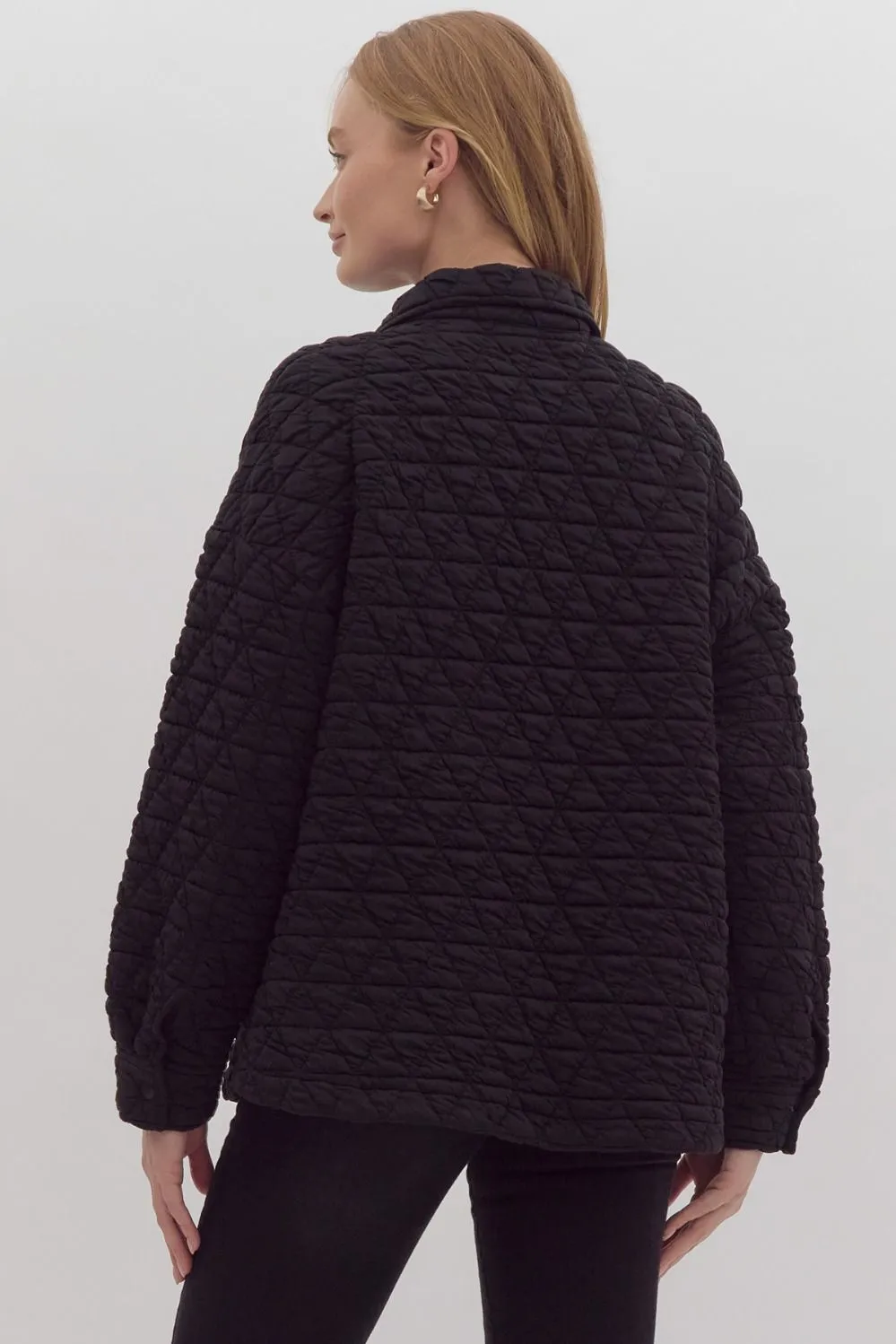 Quilted Shacket - Multiple Colors