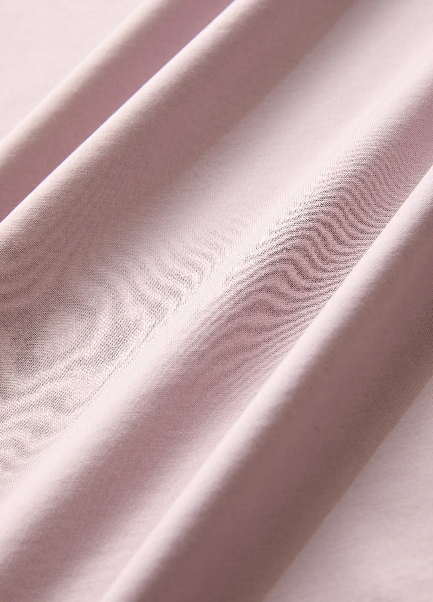 Relaxed Fit Stripe Cuff T-shirt Pink