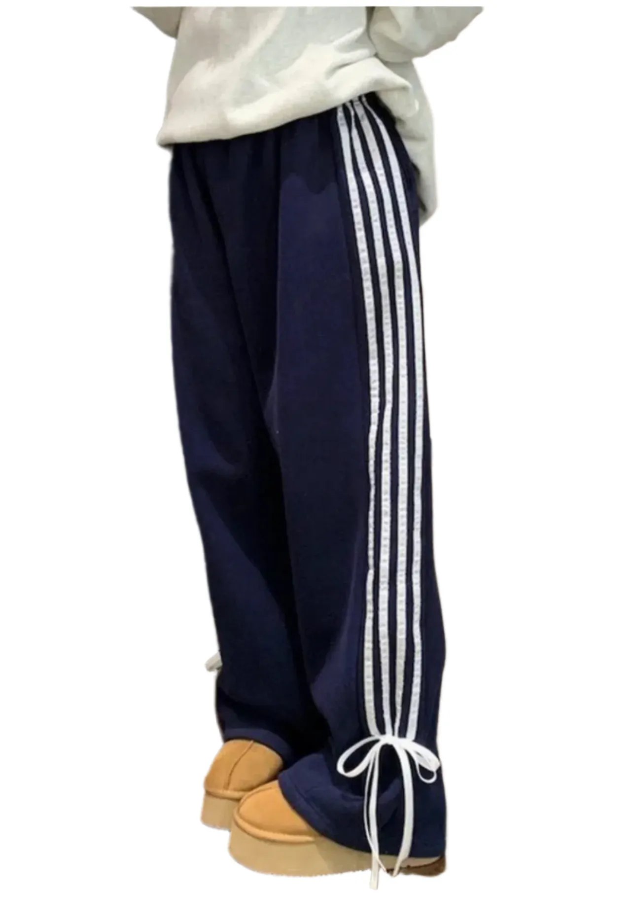 Right on Track Navy Sweatpants