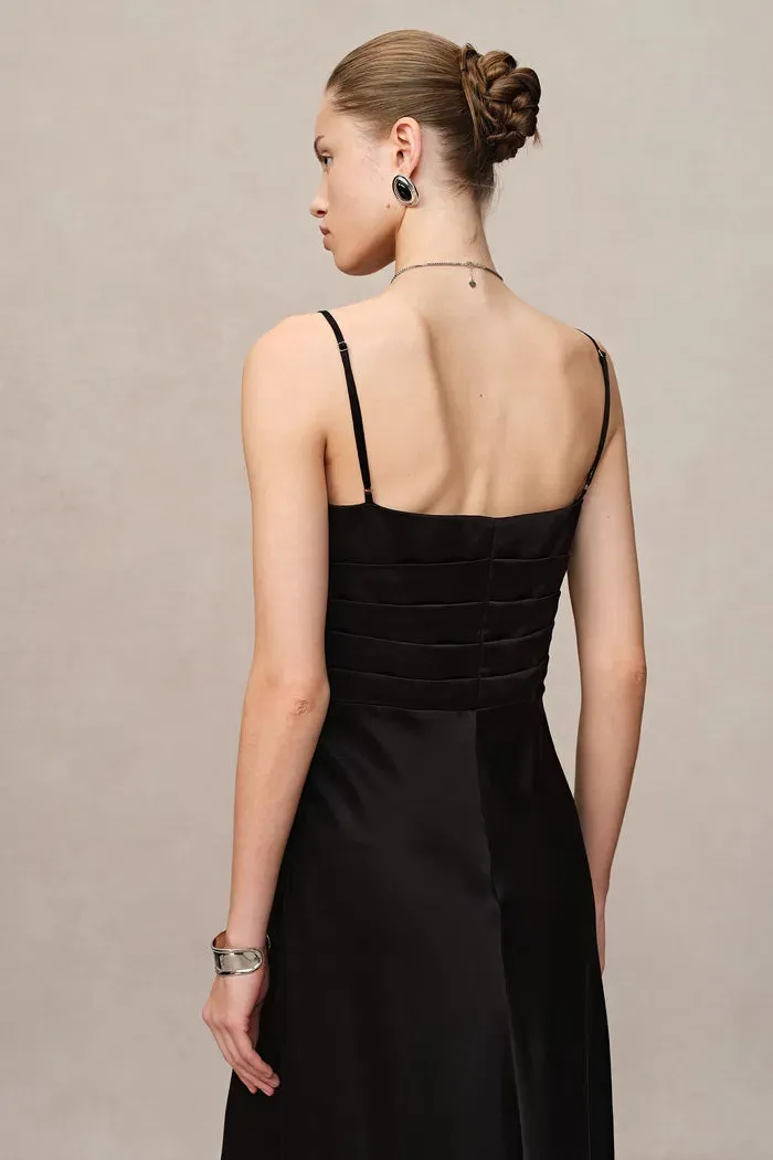 Rosa Lace Panel Slip Dress in Premium Japanese Soalon™