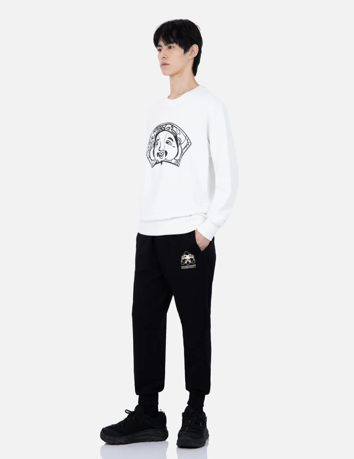 Seagull Pocket Print Sweatpants