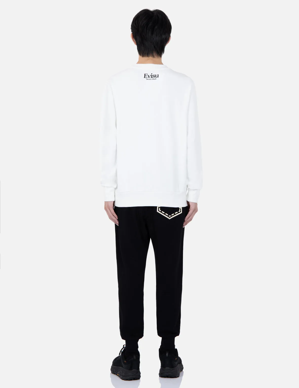 Seagull Pocket Print Sweatpants