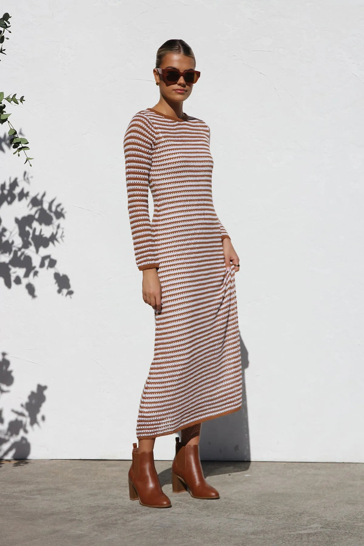 Seraphina Dress BROWN