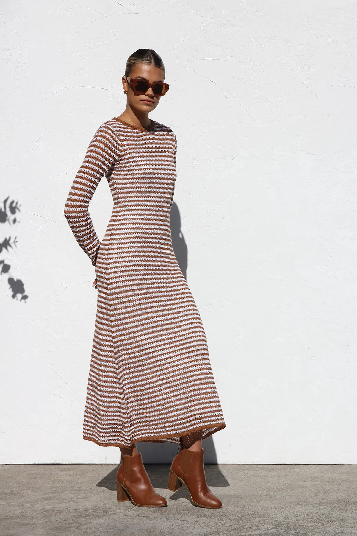 Seraphina Dress BROWN