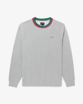Sport Stripe Crewneck