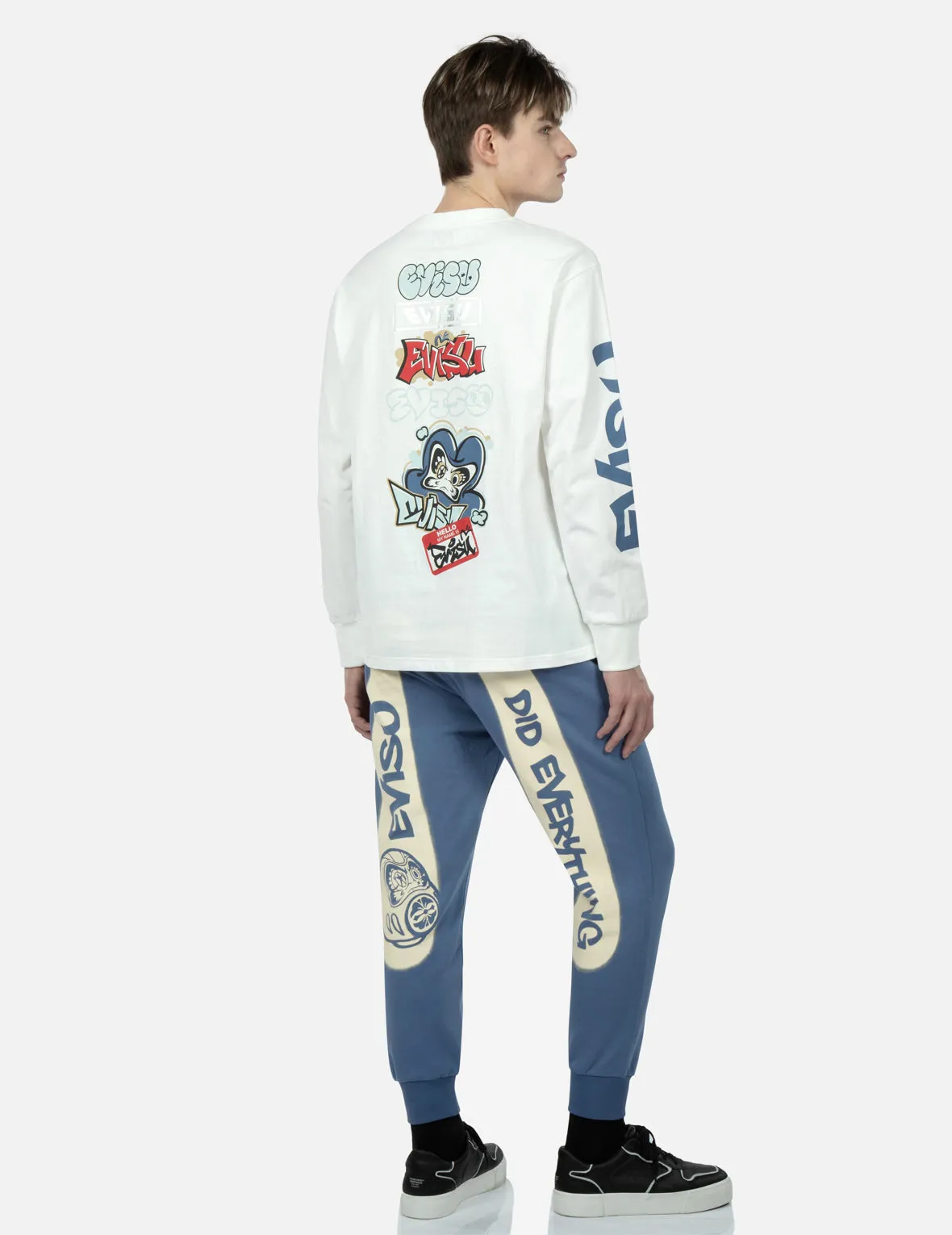 Spray-effect Daicock Print Sweatpants