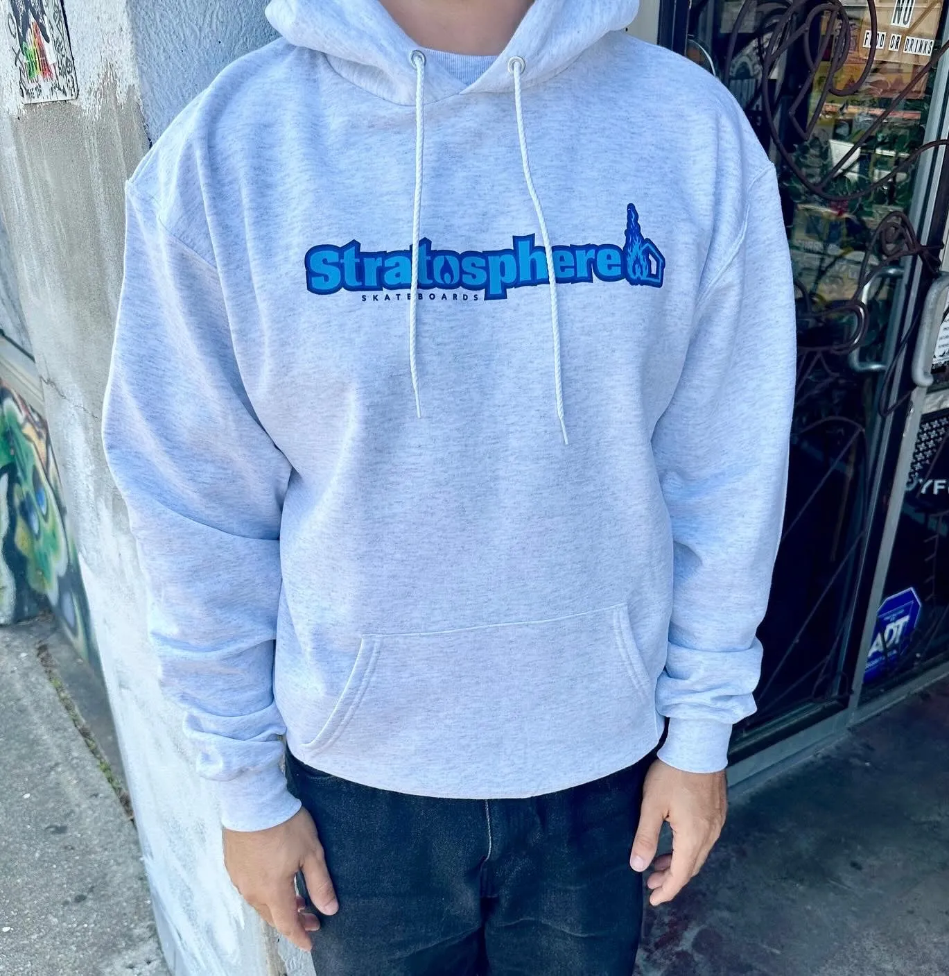 Stratosphere Torque Hoodie-Blue/Silver Grey