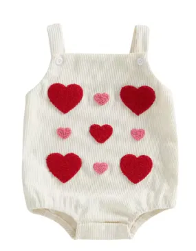 Sweetheart Corduroy Romper