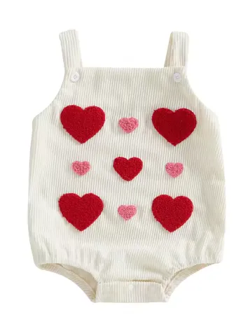 Sweetheart Corduroy Romper