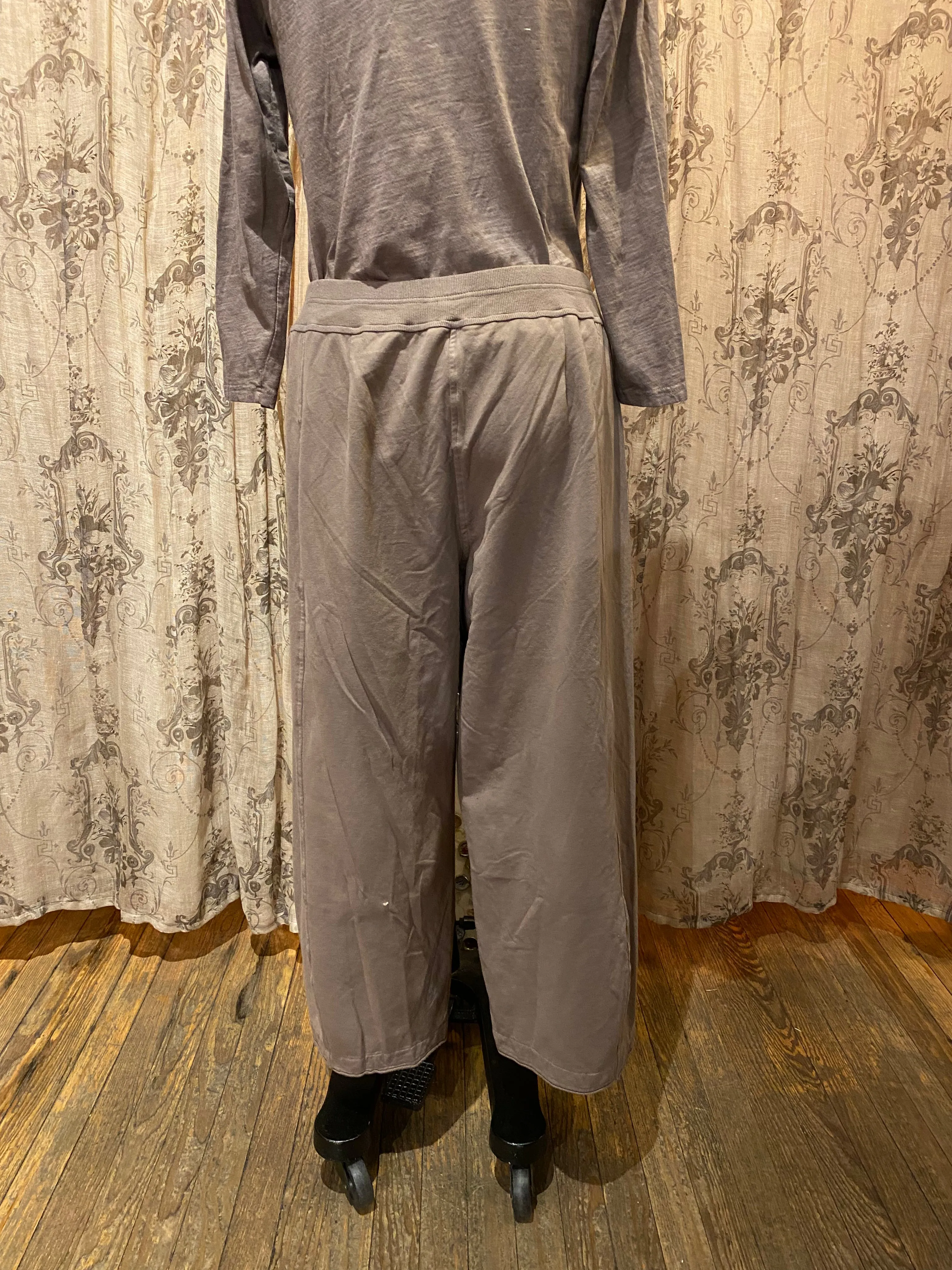 Tan Cropped Sweatpants