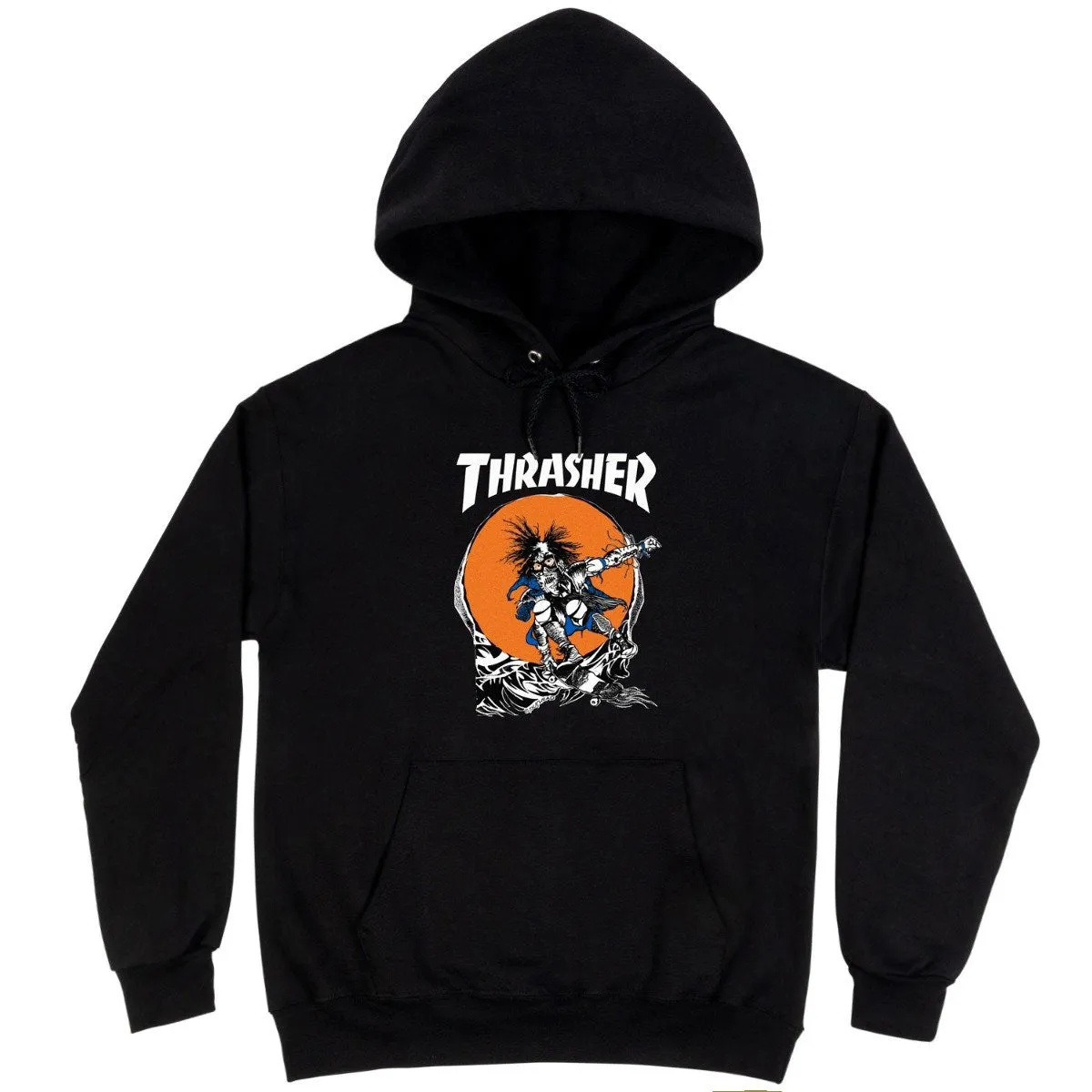 Thrasher Skate Outlaw Hoodie - Black