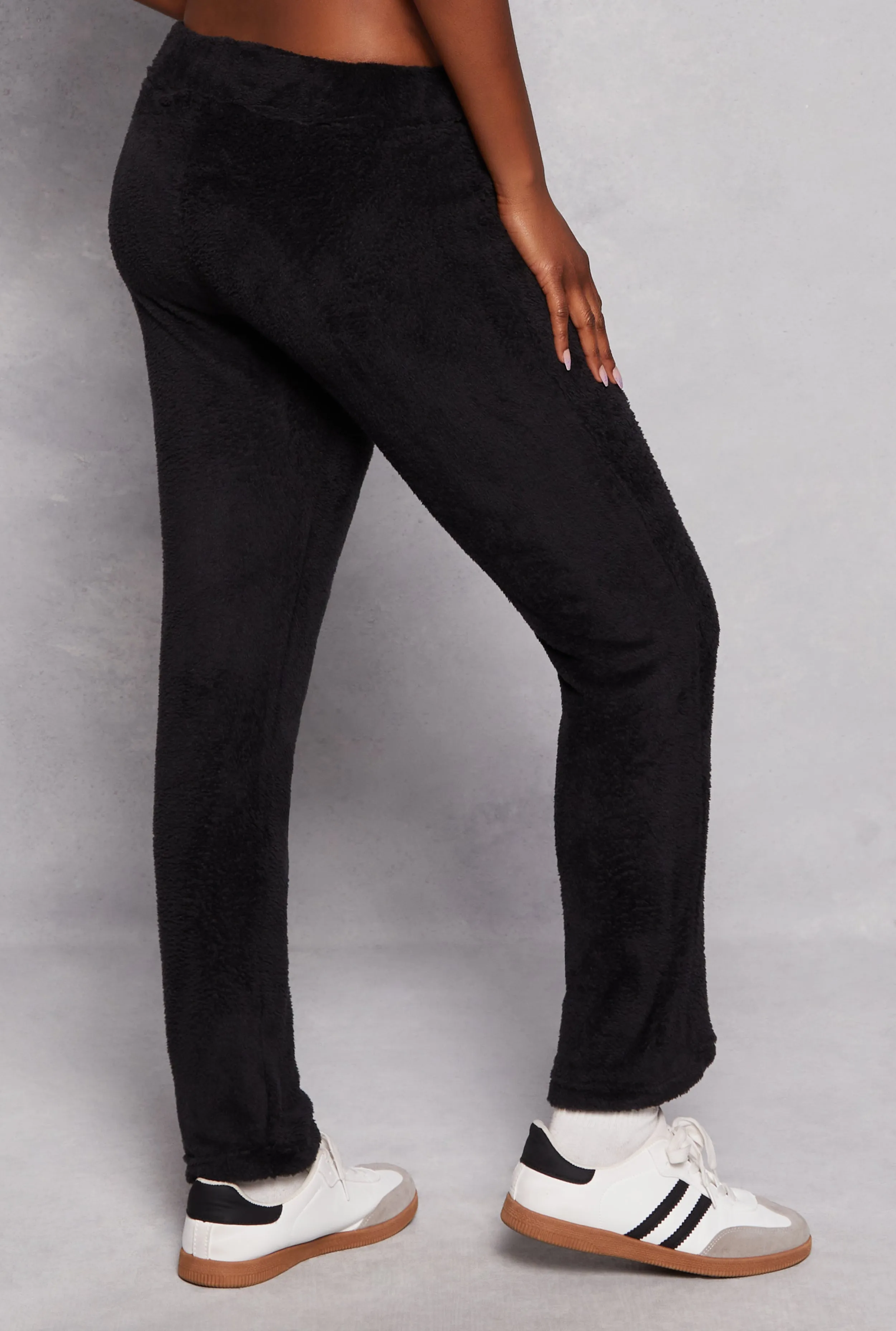 Toggle Drawstring Plush Pants