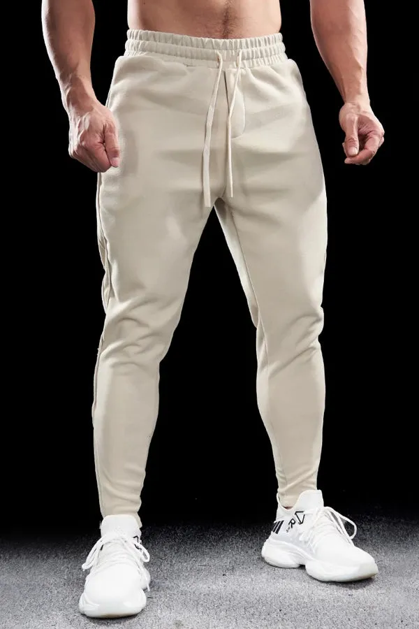 Track Side Sweatpants Jogger With Zipper Hem