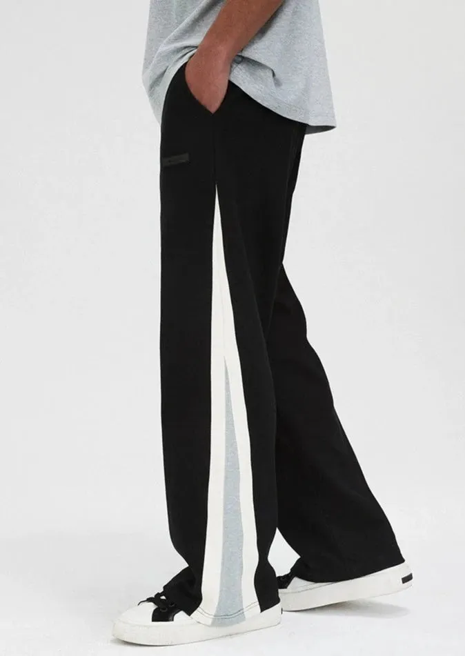 Twill Knit Panelled Sweatpants