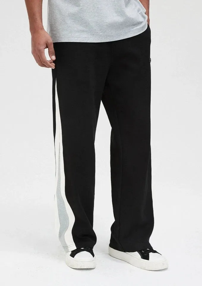 Twill Knit Panelled Sweatpants
