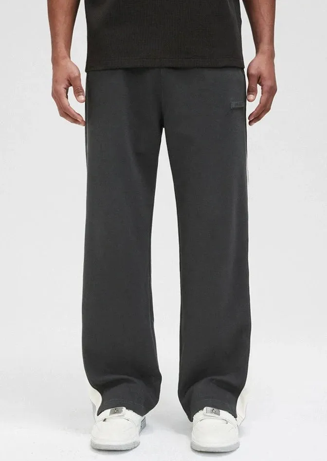 Twill Knit Panelled Sweatpants