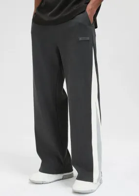 Twill Knit Panelled Sweatpants