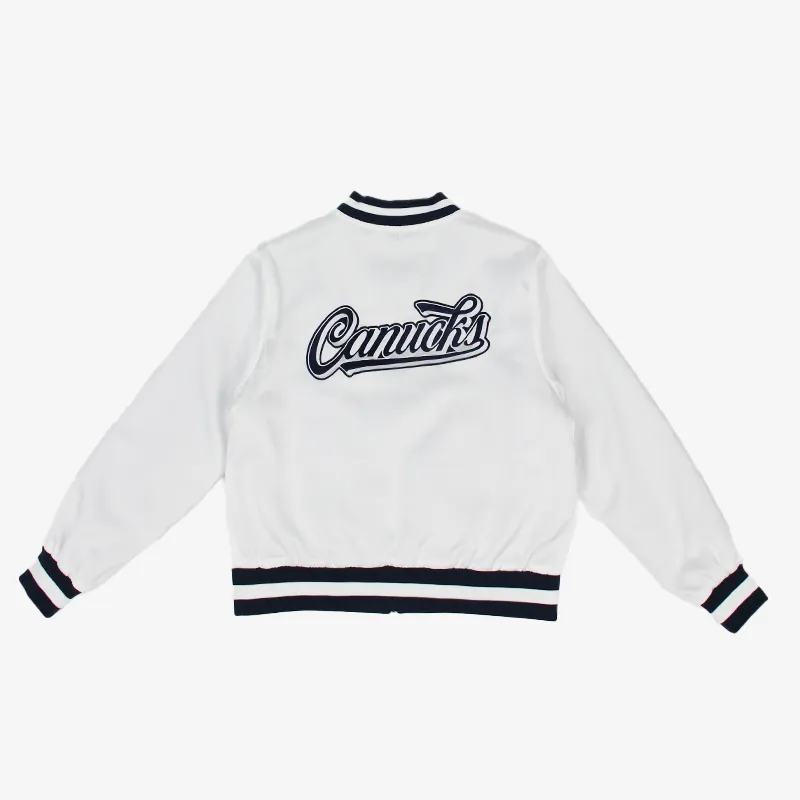 Vancouver Canucks Wild Collective Women's Reversible Sherpa Bomber