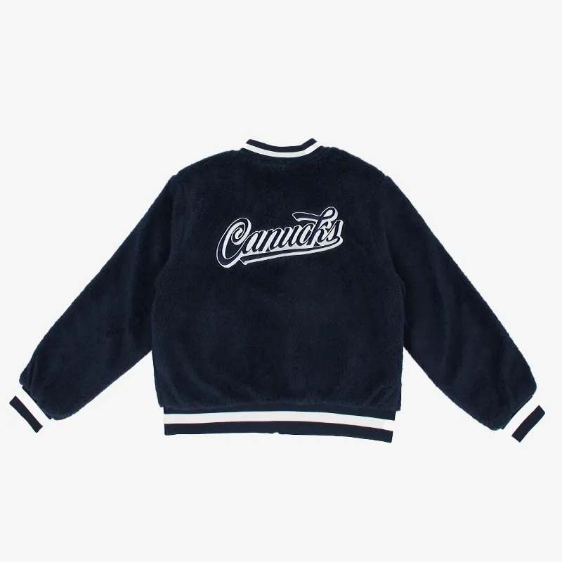 Vancouver Canucks Wild Collective Women's Reversible Sherpa Bomber