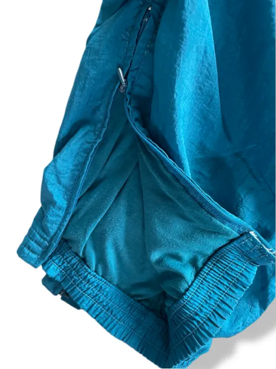 Vintage Adidas Nylon Turquoise sweat pant in XL| L33 W36| SKU 4792