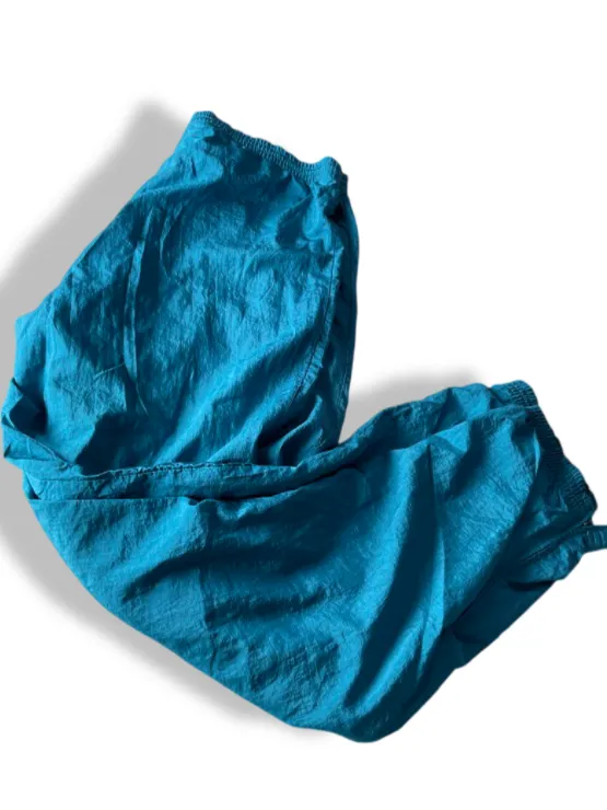 Vintage Adidas Nylon Turquoise sweat pant in XL| L33 W36| SKU 4792