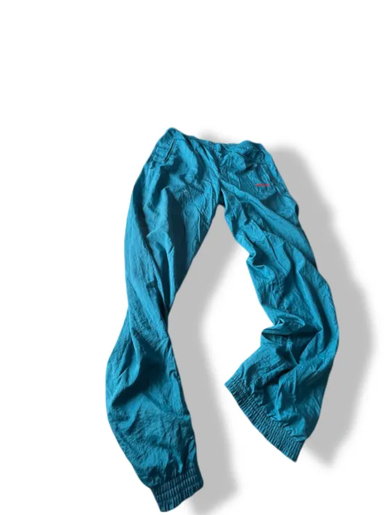 Vintage Adidas Nylon Turquoise sweat pant in XL| L33 W36| SKU 4792