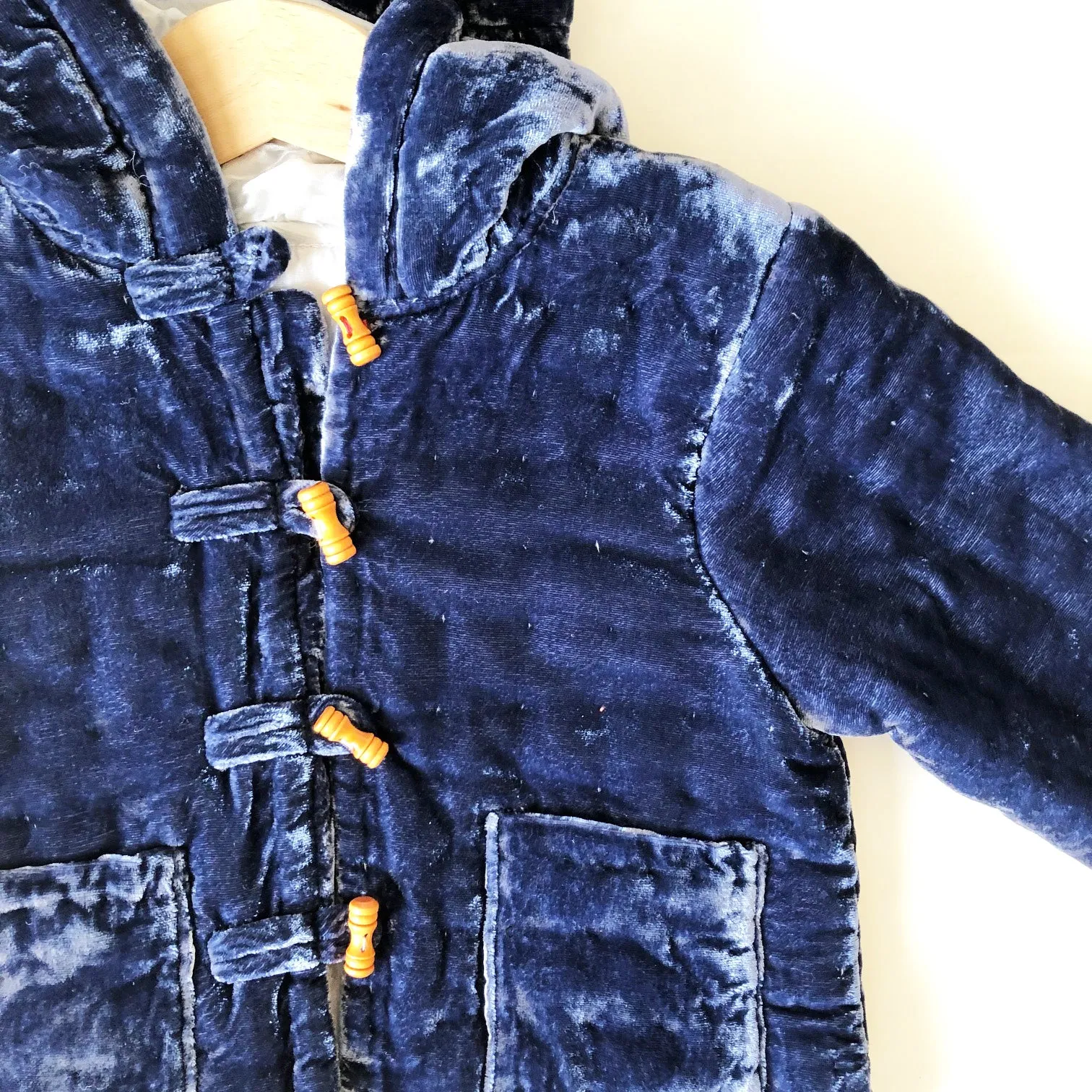 Vintage Velvet Quilted Jacket size 1-2