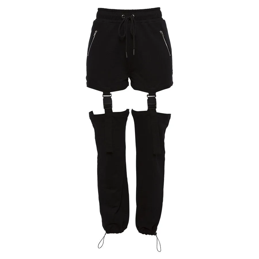 Women's Autumn Cotton High-Waist Loose Cargo Pants