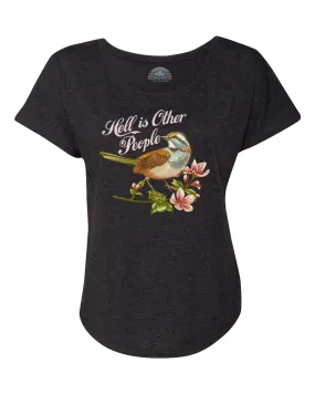 Women's Hell Is Other People Scoop Neck T-Shirt