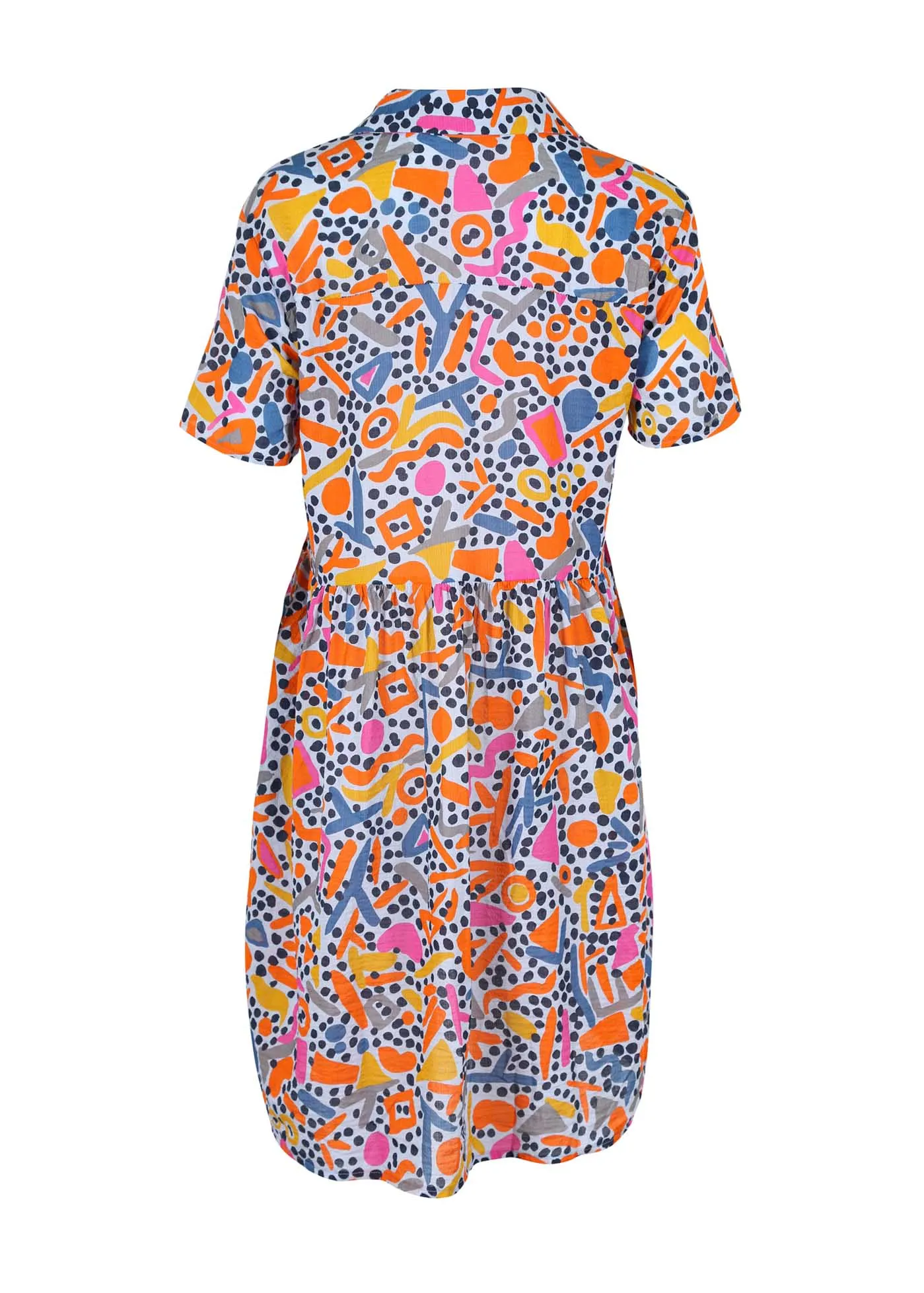 Wonderland Villa Dress Blue in Seersucker
