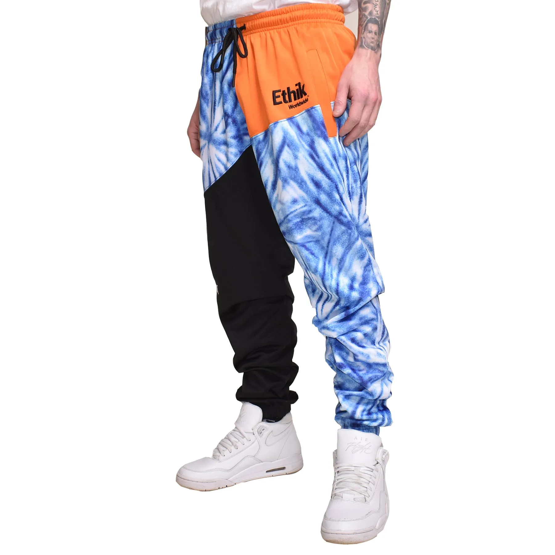 Woodstock Tie-Dye Sweat Pants | Blue