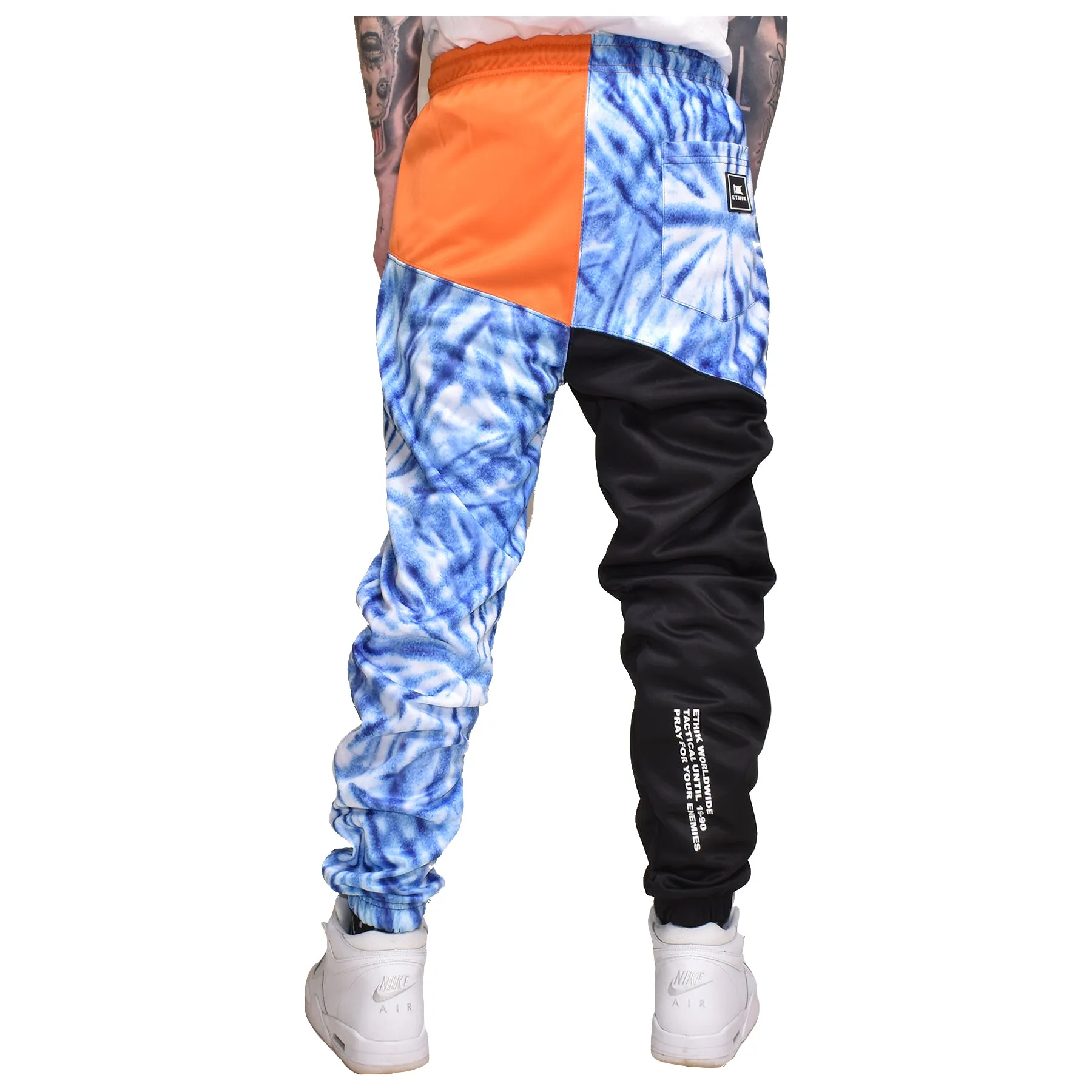 Woodstock Tie-Dye Sweat Pants | Blue